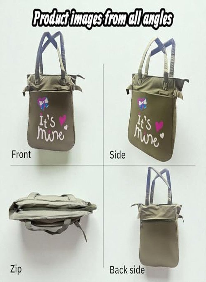 Yatee Large Tote Bag for Women & Girls - Multi Colour Shoulder Handbag, Waterproof Travel Bag, College & Office Laptop Tote, Lightweight Shopping & Beach Bag - Image 3